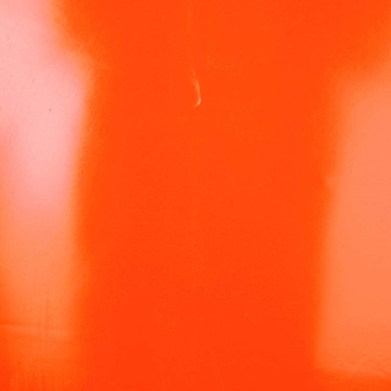 Meterware: Neon Orange, 0,35 mm stark, 92 cm breit