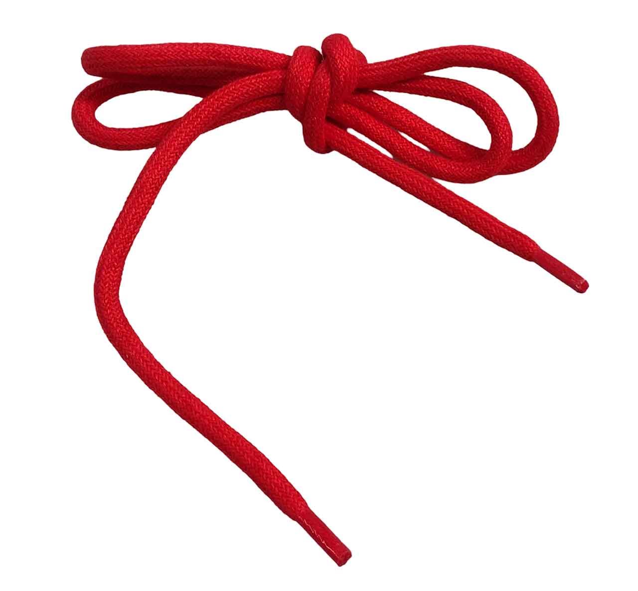 Laces, round, Red, 90 cm, pair.
