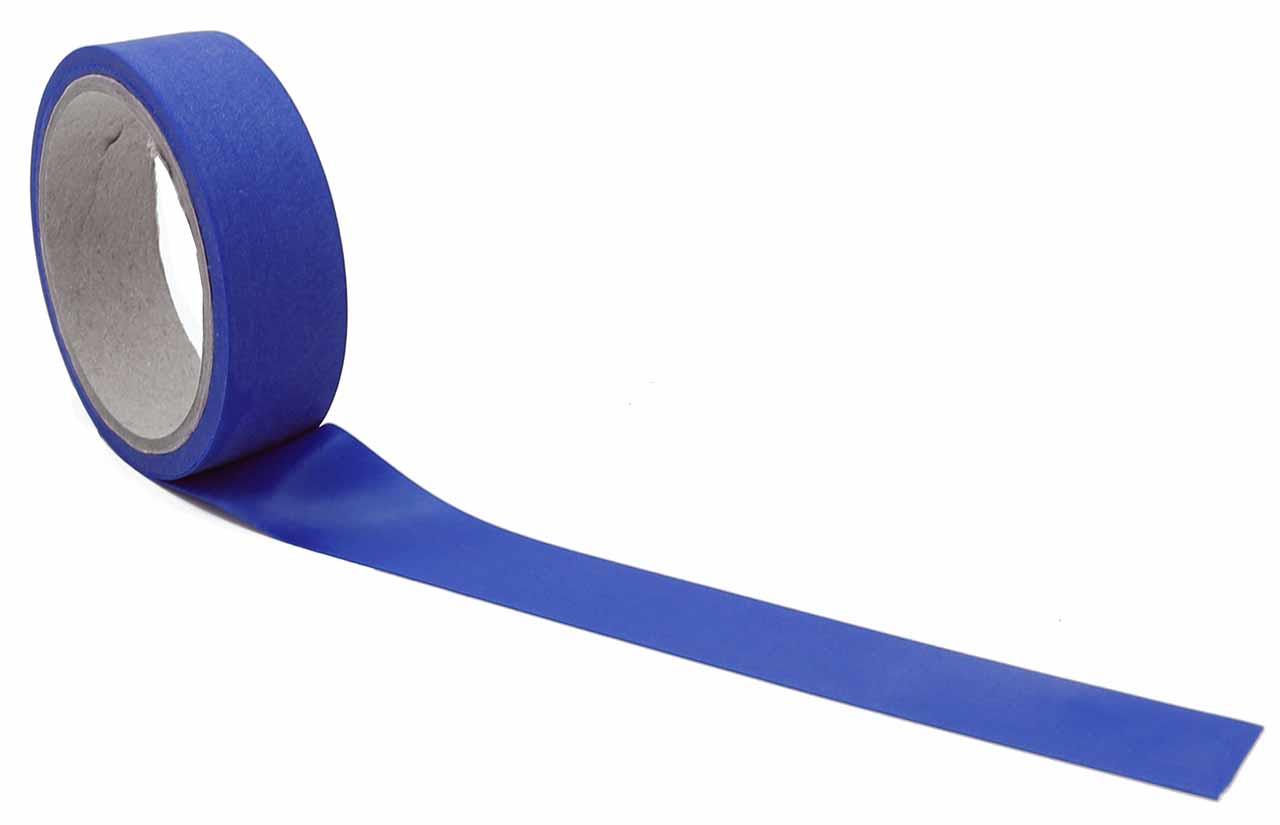 Latex stripe, Blue, 0,60 mm latex, 1 cm wide, 2 m long
