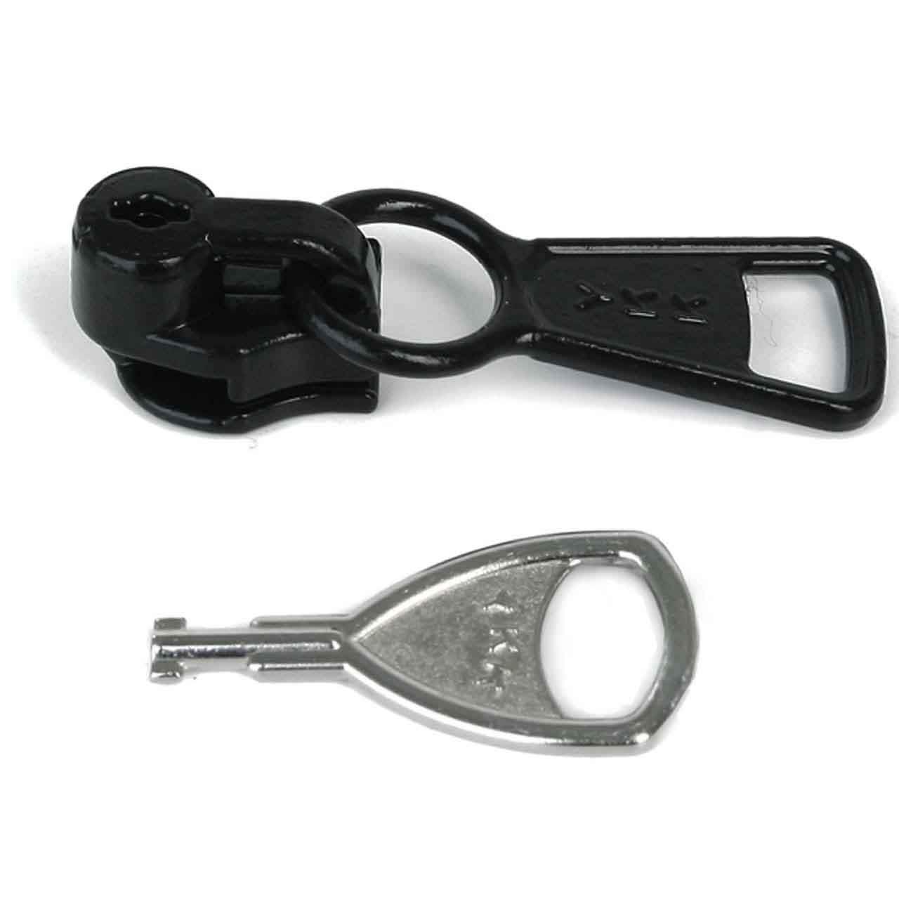 RV-Schieber, abschließbar, einzeln, Schwarz, ein Schlüssel