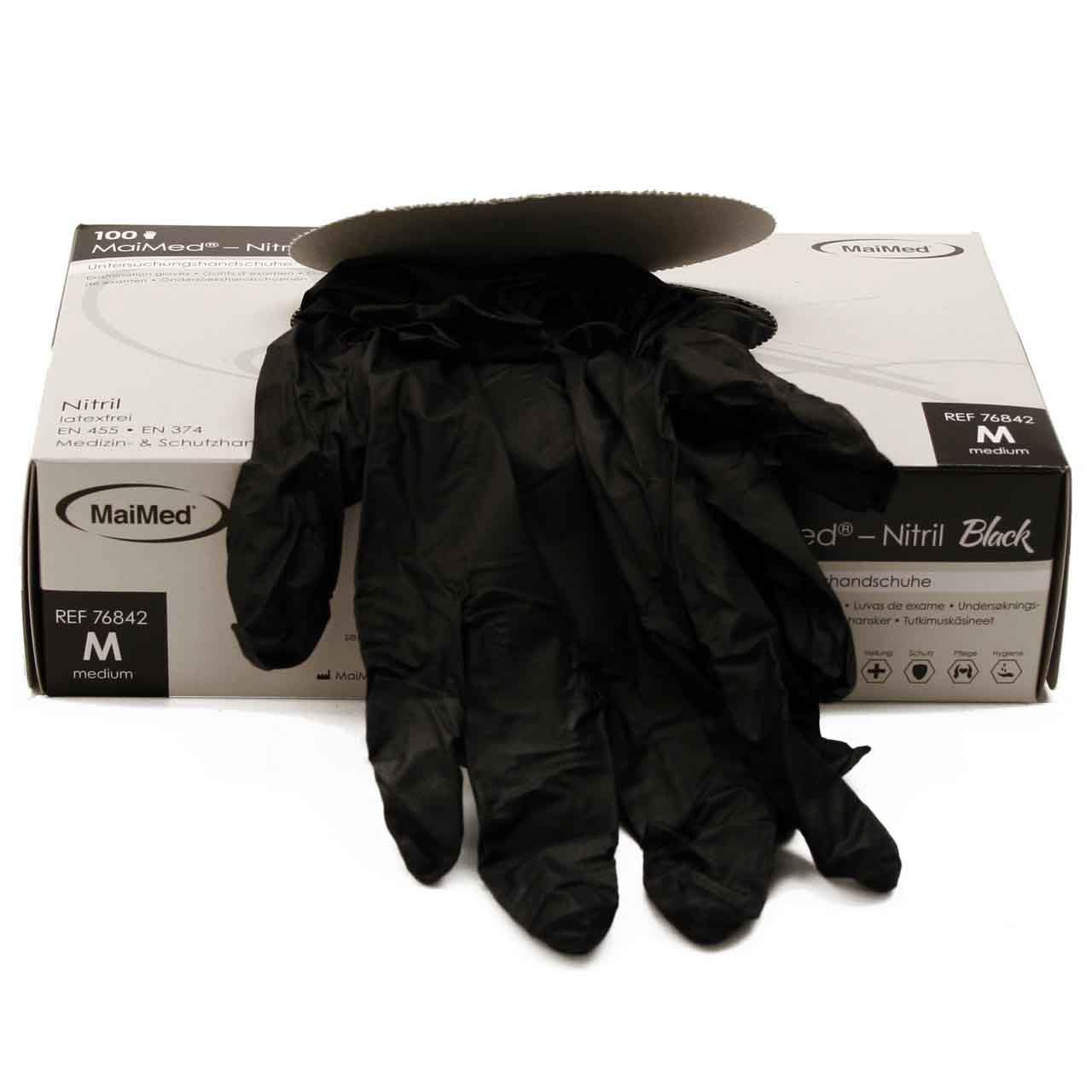 Nitril examination gloves, size: XL