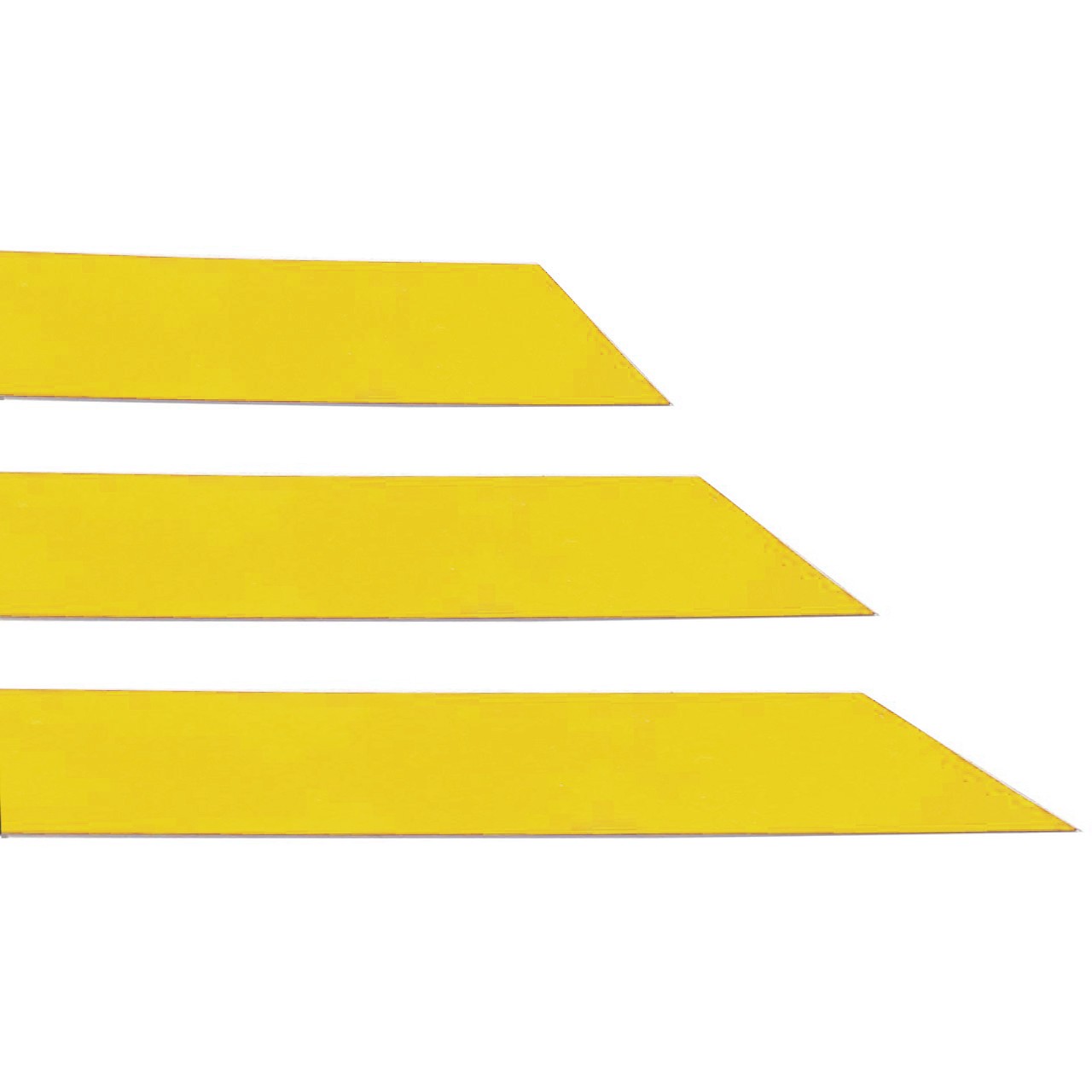 Latexstreifen, Gelb, 0,60 mm Latex, Breite: 2,5 cm