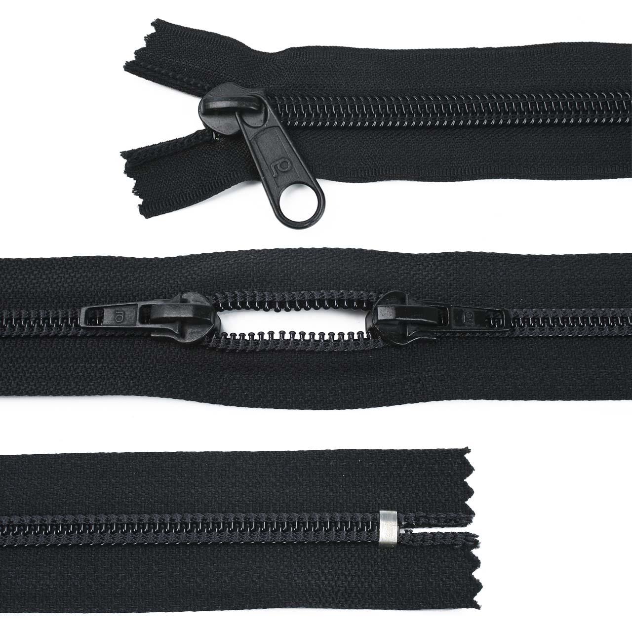 RV, Kunststoff, breit, 3-Wege, schwarz, 150 cm