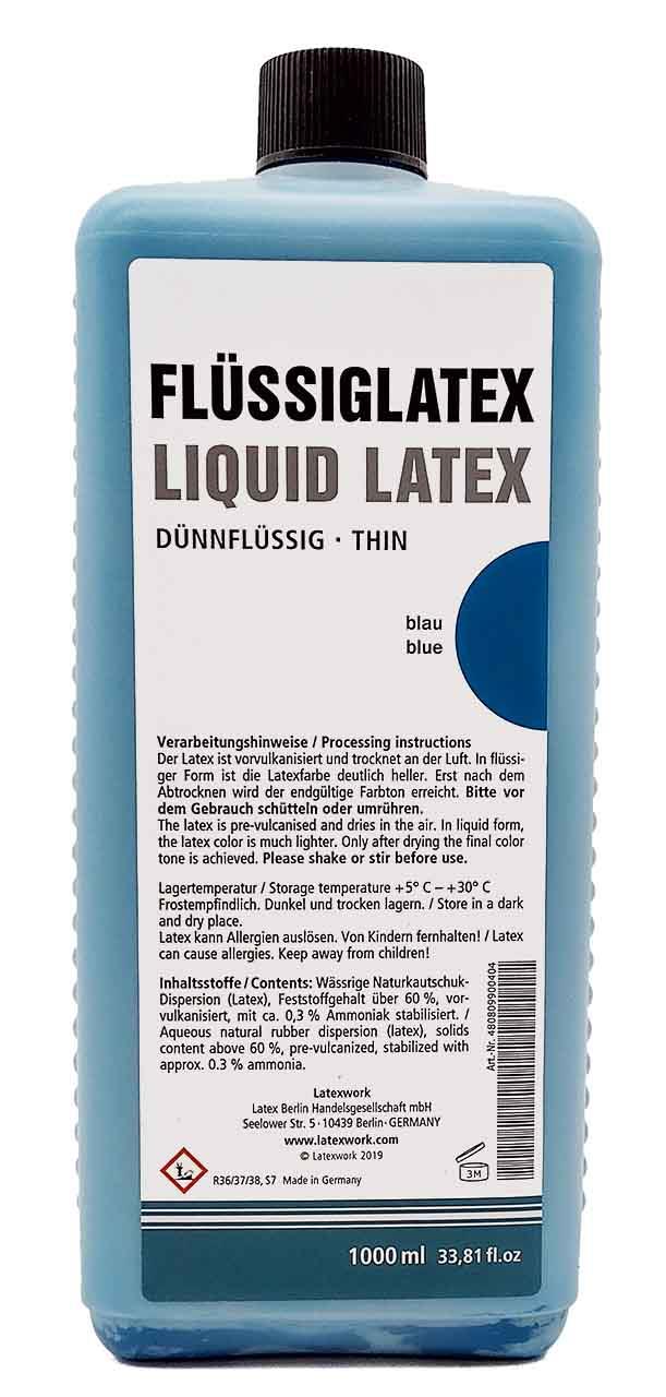 Flüssiglatex, dünnflüssig, blau