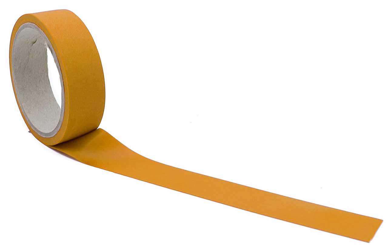 Latex stripe, Orange, 0,60 mm latex, 1 cm wide, 2 m long